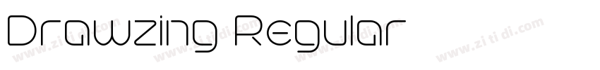 Drawzing Regular字体转换 Drawzing Regular字体转换